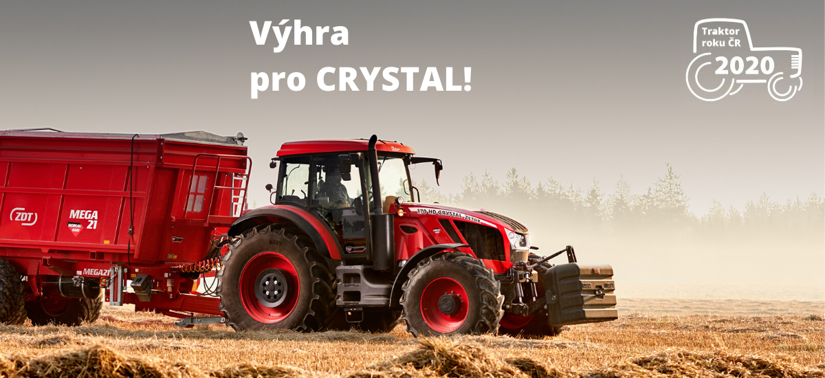 Nejlepší traktor v ČR v roce 2020? Domácí ZETOR CRYSTAL!