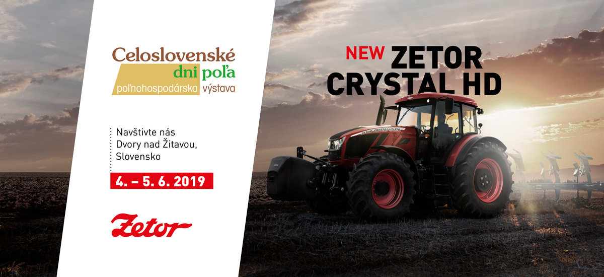 ZETOR předvede na Celoslovenských dnech poľa celou svou produktovou řadu