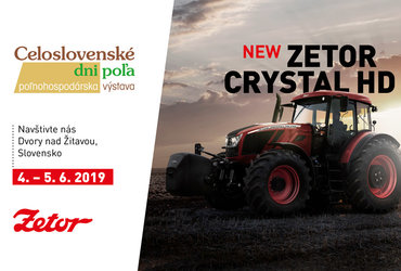 ZETOR předvede na Celoslovenských dnech poľa celou svou produktovou řadu