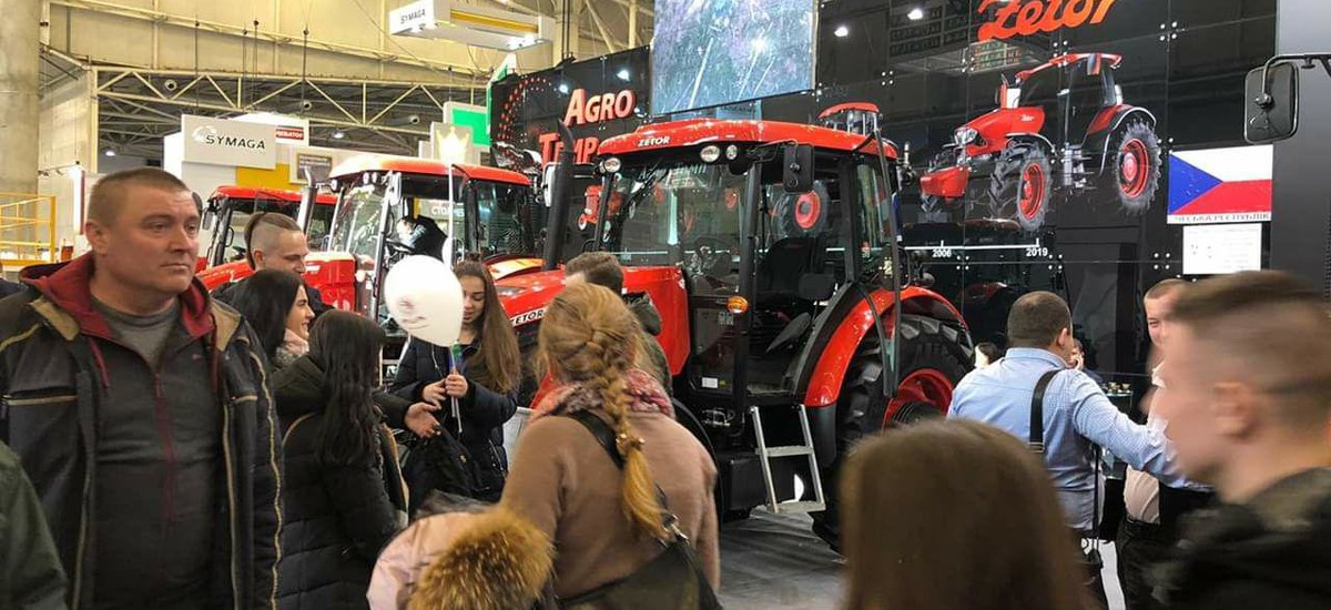 Traktory ZETOR vzbudily ohlas na veletrhu Grain Technologies