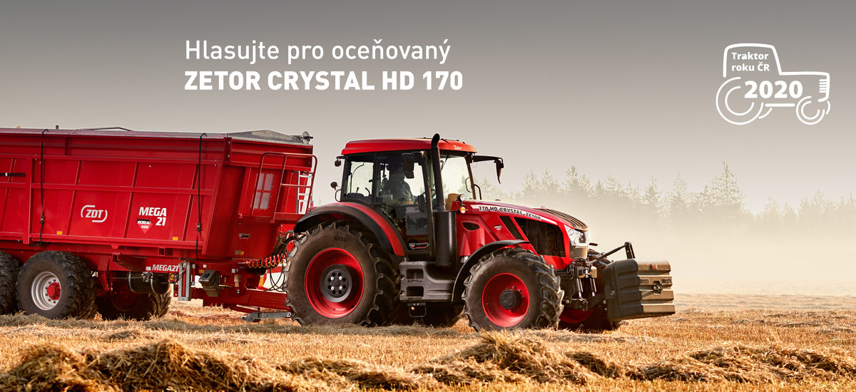 ZETOR CRYSTAL má nakročeno k titulu Traktor roku v ČR!