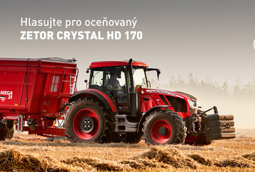 ZETOR CRYSTAL má nakročeno k titulu Traktor roku v ČR!