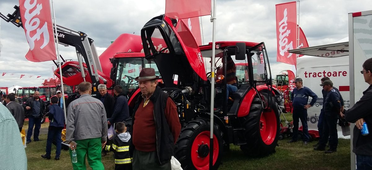 Rumunská štace traktorů ZETOR započala na veletrhu Agraria