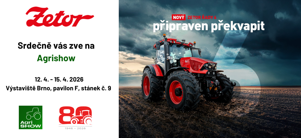 ZETOR slaví 80 let, na brněnské AgriShow představí historii i budoucnost značky