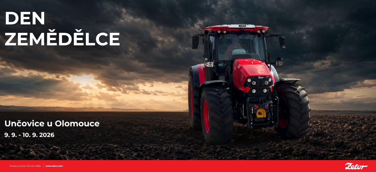 ZETOR vystaví na Dni zemědělce v Unčovicích tři traktory