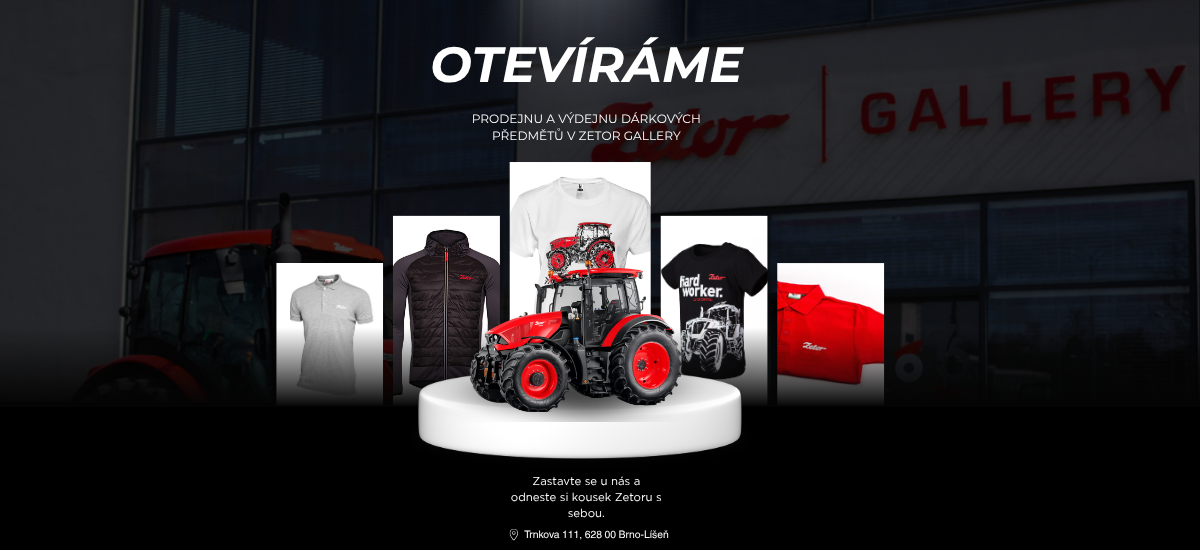 ZETOR znovuotevírá fanshop a přibližuje svou značku fanouškům