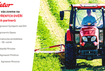 Přijďte se podívat na traktory ZETOR – DNY OTEVŘENÝCH DVEŘÍ u našich partnerů